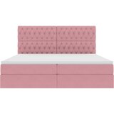  s madracem i skladištem Ružičasta 200 x 200 cm Baršun | shoptok.hr