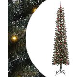 vidaXL Umjetno božićno drvce s stalakom Zelena 58 x 58 x 240 cm | shoptok.hr