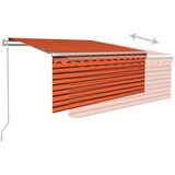  Automatska tenda s roletom 3 5 x 2 5 m narančasto-smeđa - Šareni 3.5 x 2.5 m 1 | shoptok.hr