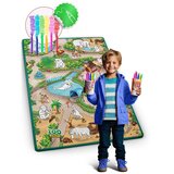 Ricokids model RK-344 XXL podloga za bojanje + flomasteri GRATIS 120 x 90 x 0,3 cm | shoptok.hr