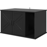  Mačja Kuća Crna 85 x 55 x 50 cm Konstruirano drvo | shoptok.hr