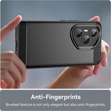 Techsuit Carbon Silicone maska za Honor 400 Pro – crna | Eponuda.com