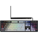 Lorgar Azar 514, Wired mechanical gaming keyboard, RGB backlight, 1680000 colour variations, 18 modes, keys number: 104, 50M clicks, linear dream switches, spring cable up to 3.4m, ABS plastic+metal, magnetic cover, 450*136*39mm, 1.17kg, white, EN layout | Eponuda.ba