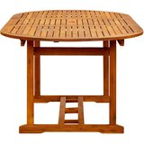  Vrtni stol od masivnog bagremovog drva (150-200) x 100 x 75 cm | shoptok.hr