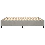  Okvir za krevet bez madraca svjetlosivi 200 x 200 cm baršunasti | shoptok.hr