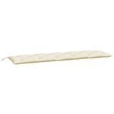 vidaXL Blazina za vrtno klop kremno bela 180x50x7 cm oxford tkanina, (20623367) | Shoptok.si