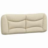 vidaXL Vzglavna stranica krem 120 cm blago, (21295659) | Shoptok.si