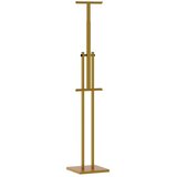  Stalci za sajmove 2 pcs Zlatno 26,5 x 26,5 x 150 cm Čelik | shoptok.hr