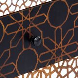  Komoda s otisnutim uzorkom 90 x 30 x 70 cm masivno drvo manga | shoptok.hr
