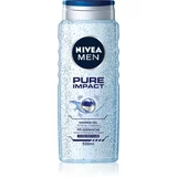 Nivea Men Pure Impact gel za prhanje za telo in lase 500 ml za moške