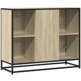  Komoda sonoma hrast 92x35x76 cm izrađeno drvo | shoptok.hr