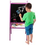  Magnetna ploča za crtanje sa stojalom Inlea4Fun TEDDY MOP MPF - ljubičasta Cijene