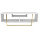 HANNAH HOME TV komoda Asal 120 Zlatno-Bijela | Eponuda.ba