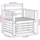  Set vanjskih sofa Čvrsto drvo akacije | shoptok.hr