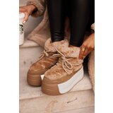 Big Star Leather Women's Snow Boots On Thick Sole With Fur Big Star | ePonuda.com