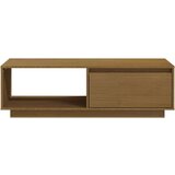 vidaXL Klubska mizica medeno rjava 110x50x33,5 cm trdna borovina | Shoptok.si