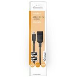 Nedis CCGB60315BK02 USB Adapter 2.0, Mini 5-Pin muski na USB-A zenski, 480 Mbps, OTG, 0.20m, Black Cene