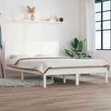  The Living Store Posteljni okvir bel iz trdnega lesa 135x190 cm - Posteljni Okvir, (21441638) Cene
