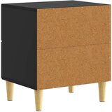  Noćni ormarić 2 pcs Crna 43 x 34,5 x 48 cm Konstruirano drvo | shoptok.hr
