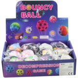 Lopta za igru ​​na gumenim strukturama šarena 6 cm | shoptok.hr