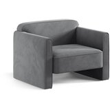 Micadoni Siva baršunasti fotelja Abby – | shoptok.hr