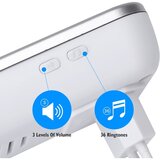 Aigostar Komplet 2x bežičnih zvona za utičnicu 230V IP44, srebrne boje | Eponuda.com