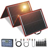 DOKIO prenosni zložljivi solarni panel, 200W največja moč, monokristalni material, 160W solarni panel set, (5000156994) | Shoptok.si