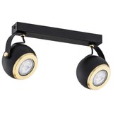  Argon 7039 - Spot svetiljka KOS PLUS 2xGU10/5W/230V crna/zlatna | Eponuda.com