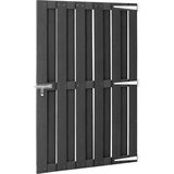  Vrtna vrata od WPC-a 100 x 150 cm siva | shoptok.hr