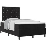  Krevet s opruga kutije s madracem Crna 120 x 200 cm Baršun | shoptok.hr