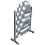 vidaXL Mrežna ograja trden les jelke 1,8x1 m siva Cene