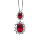 Oliver Weber ženski Princess Siam Lančić Sa Swarovski Crvenim Priveskom Cene