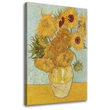  Slike na platnu Vincent van Gogh - Vase with Twelve Sunflowers () | Shoptok.si