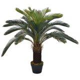 vidaXL Umetna rastlina cikas palma z loncem zelene barve 90 cm Cene