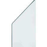 Staklena Steklena plošča za kamin šestkotna 100x60 cm | Shoptok.si