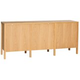Hübsch Komoda v hrastovem dekorju v naravni barvi 150x65x40 cm Forma – | Shoptok.si