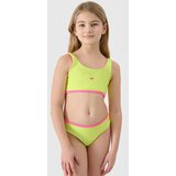 4f Girls' 2-piece swimsuit - green/pink