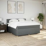  Okvir kreveta s oprugama i madrac svjetlosivi 180x200cm tkanina | shoptok.hr