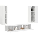 vidaXL Komplet TV omaric 4 pcs Bela Konstruiran les, (5000132215) | Shoptok.si