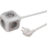 Brennenstuhl 1150090 razdelilna letev v obliki kocke 4-kratni bela\, siva vtičnica 1 kos, (20635537) | Shoptok.si