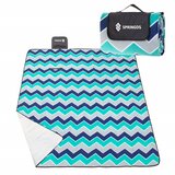  Deka za piknik 220 x 180 cm plavo,bijela I siva | shoptok.hr