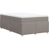 vidaXL Box spring postelja z vzmetnico taupe 120x190 cm blago, (21308489) | Shoptok.si