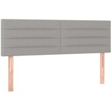  Krevet box spring s madracem svjetlosivi 140x200 cm od tkanine Slike
