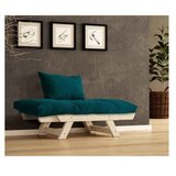 Hanah home Vrtna sofa sa jednim sedištem i jastukom, Natur-petrol-plava | Eponuda.ba