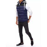 DStreet Kamizelka męska z kapturem granatowa | Shoptok.si