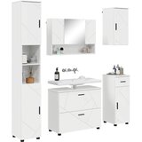  Set namještaja za kupaonicu 5 kom. Visoki sjaj bijela | shoptok.hr