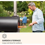 Klarstein peč za pico Diavolo Napoletana, črna | Shoptok.si