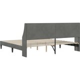 Okvir za krevet Tamno siva 200 x 200 cm Baršun - Tamno siva 200 x 200 cm | shoptok.hr
