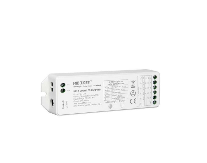Mi-Light Krmilnik 15A Mono, CCT, RGB, RGBW, RGB + CCT Cene