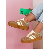 DStreet Sneakersy damskie MOTIONA khaki | shoptok.hr
